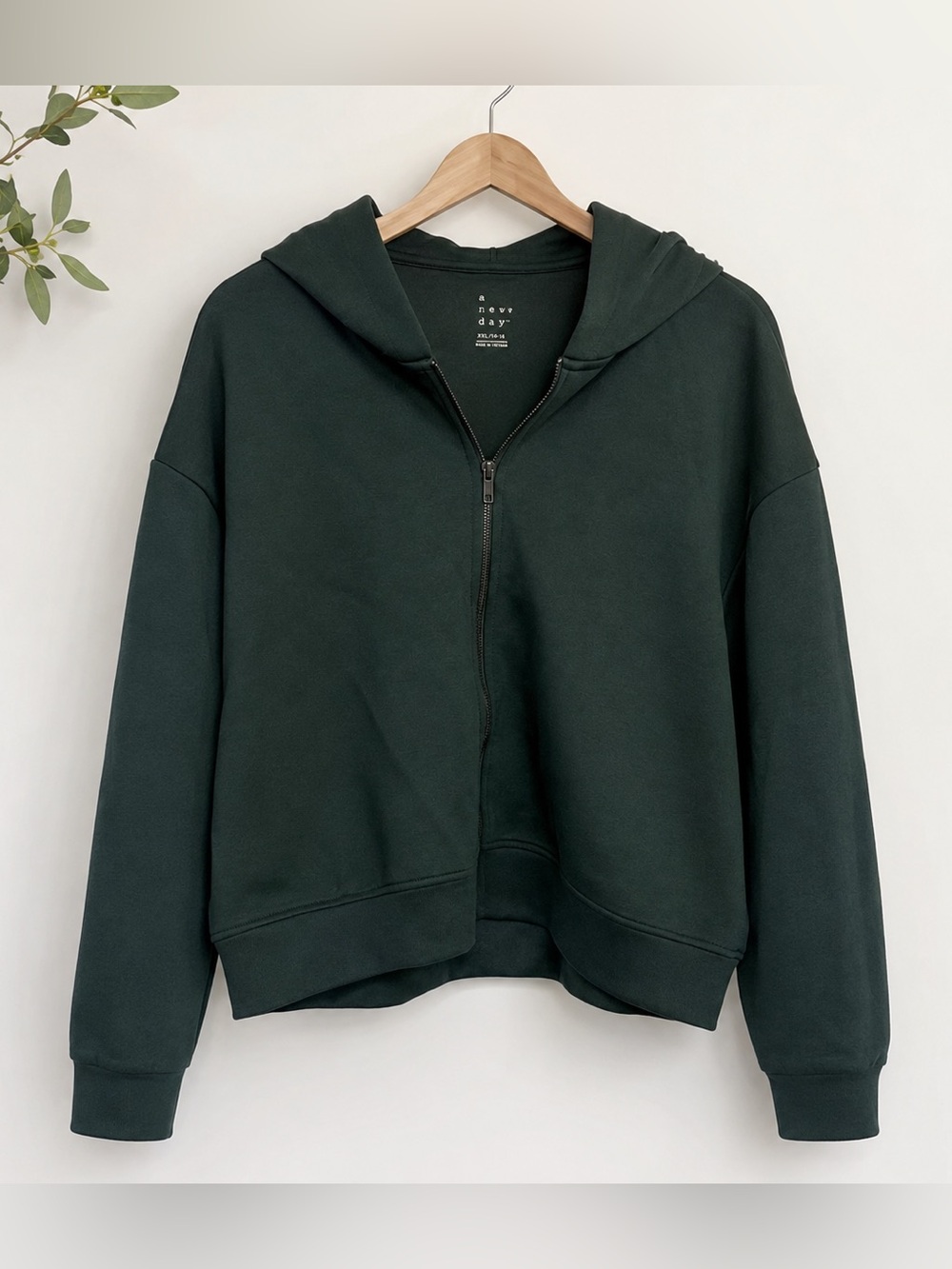 a new day Dark Green Hoodie XXL